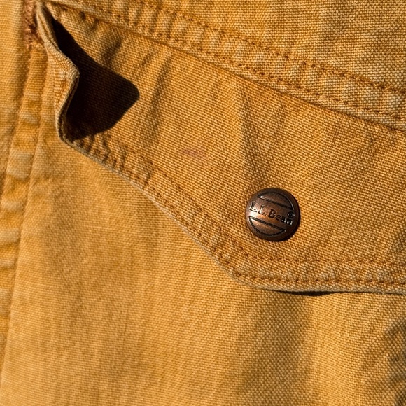 Vintage L.L. Bean women’s long chore coat / Trench Coat Brown corduroy - Picture 6 of 16